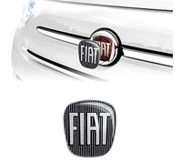 Fiat 14186A Autocollant 3D Remplacement Logo pour 500, Noir