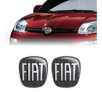 Fiat 14186F-2Pz Autocollant 3D Remplacement Logo pour Panda après 2012, 2 Pièces, Avant et Arrière