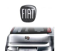 Fiat 14186G Autocollant 3D Remplacement Logo pour Punto Evo, Arrière Noir