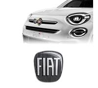 Fiat 14187A Autocollant 3D Remplacement Logo pour 500X, Avant, Noir