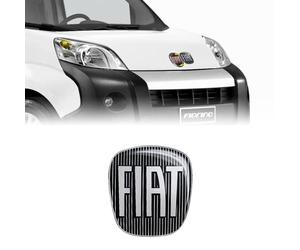 Fiat 14188C Autocollant 3D Remplacement Logo pour Fiorino, Noir