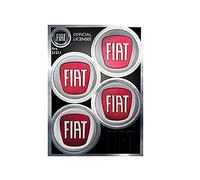Fiat 21211 Autocollants Couvre Roue Officiel 4 Logos 48 mm