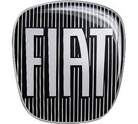 Fiat 14186D-14187B Autocollant 3D Remplacement Logo pour Bravo, Avant et Arrière, Noir