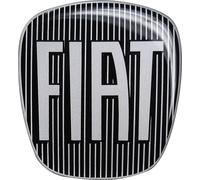 Fiat 14186C Autocollant 3D Remplacement Logo pour 500X, Arrière, Noir