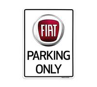 Fiat 4R Quattroerre.it Signe de Stationnement Parking Only