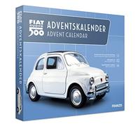 Fiat 500 Adventskalender: Mehrteiliges Metallmodell im Maßstab 1:38, mit Begleitbuch, Aufbauanleitung und Hintergrundwissen