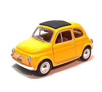 Fiat 500 F 1965 Schaal, Jaune
