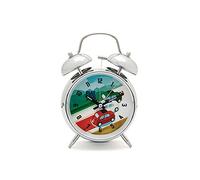 Fiat 500 fior42 Horloge de Table Cloches, métal, 12 x 17 x 6 cm