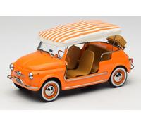 Norev Voiture miniature Fiat 500 Jolly 1965 Orange – Échelle 1:18