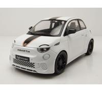 Fiat 500E Abarth 2024 Blanc Modèle Réduit 1:18 MCG