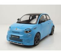 Fiat 500E Abarth 2024 Bleu Modèle Réduit 1:18 MCG