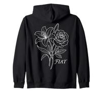 Fiat Botanical Floral Catholique Annonciation Mary Annonciation Sweat à Capuche