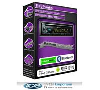 Fiat Punto Radio DAB, Lecteur CD USB AUX Pioneer, Kit Bluetooth Mains Libres