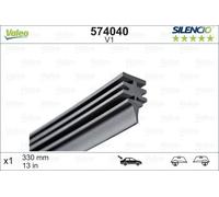 Balai d'essuie-glace VALEO Silencio V1, 330mm, Arrière, 1 Pièce