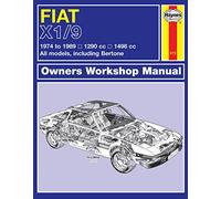 Fiat X1/9 (74 - 89) Haynes Repair Manual