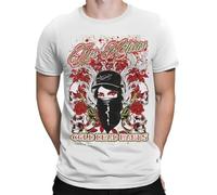 FIATI00P Los Aztecas Cold Dead Hands Mens T-Shirt Screen Printed White