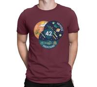 FIATI00P The Answer to Life The Universe and Everything 42 T Shirt 100% Premium Cotton
