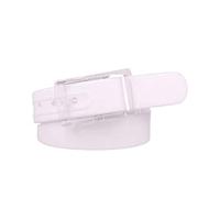 Fiauli Ceinture universelle unisexe en silicone écologique en plastique Blanc