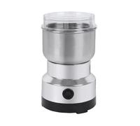 Fiauli Couvercle Transparent Moulin à café électrique Mini épice avec Conception compacte pour opération à Une Main Grains idéaux Herbes Riz UE