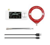 Fiauli Récepteur Portable LSB USB AM FM Radio avec écran IPS de 1,9 Pouce LSB/USB All Band Pocket Mini Conception compacte compacte à Batterie P