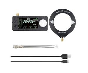 Fiauli Récepteur Portable LSB USB AM FM Radio avec écran IPS de 1,9 Pouce LSB/USB All Band Pocket Mini Conception compacte compacte à Batterie M