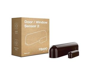 FIBARO Fgdw-002-7 Porte/Fenêtre Sensor 2, Marron Foncé