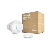 FIBARO Heat Controller Starter Pack Tête de Thermostat avec Sonde de Température, Blanc