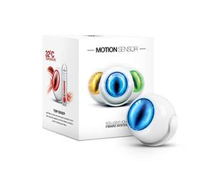 FIBARO Motion Sensor est un detecteur Multi-Fonctions Z-WAVE 301603240301, Multicolore, Dimètre 44 mm