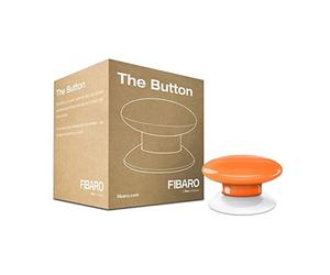 FIBARO The Button Orange/Contrôleur de Scènes Z-Wave +, Orange