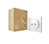 FIBARO Walli N Ethernet Outlet, Prise Réseau Encastrée 2x RJ45 Cat.6 10 Gigabit, FGWEEU-021