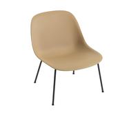 Fiber Armchair m. Tube Base Ocre/Noir