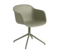 Fiber Chair - Chaise Pivotante frame dusty green