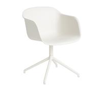 Fiber Chair - Chaise Pivotante frame white
