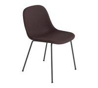 Fiber - Chaise capitonné avec cadre tubulaire WxHxD 49,5x77x53cm