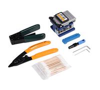 Fiber Cleaver FC-6S, FTTH Splicing Splice Fiber Optic Stripping Tool Kit Set avec Fiber Cleaver FC-6S Fiber Optic Stripper: CFS-3