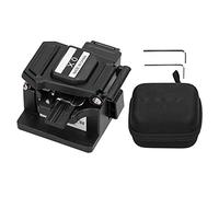 Fiber Cleaver with 16 Cutting Ends, High Accuracy Optical Fiber Cutter, Magnetic Absorption Nonslip Silicone Base, Tungsten Steel Blade for Optic Fiber Cable Cutters, Cold Joint To