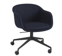 Fiber Conference Armchair Swivel Base avec inclinaison chaise rembourrée Muuto - 5713296571042