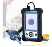 Fiber Endface Inspector - Sonde vidéo à fibre optique 400X avec écran LCD de 3,5" et batterie rechargeable de 4000 mAh pour connecteurs APC/UPC