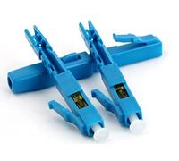 Fiber fast connector, fiber optic quick connector, LC, for 2.0mm cable, 10 Pack