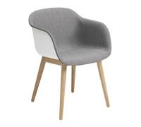 Fiber-Fauteuil devant capitonné struct. bois WxHxD 54,5x76,5x67,5cm