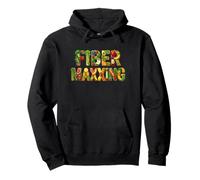 Fiber Maxxing Healthy Food Fruit Veggie Funny Fiber Maxxing Sweat à Capuche