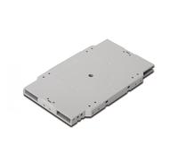Fiber optic cassette for 12 splices, holder for heat sleeves, gray