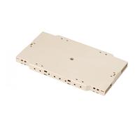 Fiber optic cassette for 24 splices, holder for heat shrink sleeves SP-O45, gray