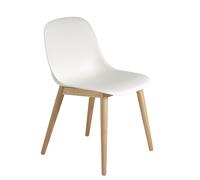 Fiber Side Chair Wood Base Chaise Muuto - 5713294391802