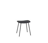Fiber Stool m. Tube Base Noir