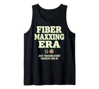 Fibermaxxing Era Wellness Trend Humor Funny Meme Débardeur