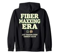 Fibermaxxing Era Wellness Trend Humor Funny Meme Sweat à Capuche
