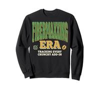 Fibermaxxing Era Wellness Trend Humor Funny Meme Sweatshirt