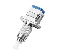 FiberPrime Adaptateur fibre optique -FC vers SC, convertisseur monomode, 1 | Simplex monomode SM 9/125μm, mâle-femelle, coupleur optique hybride, faible perte d'insertion, design encliquetable