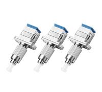 FiberPrime Adaptateur fibre optique -FC vers SC, convertisseur monomode | Simplex monomode SM 9/125μm, mâle-femelle, coupleur optique hybride, faible perte d'insertion, design encliquetable